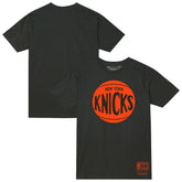 Mitchell & Ness - New York Knicks Unisex Hardwood Classics MVP Logo T-Shirt - Heather Charcoal