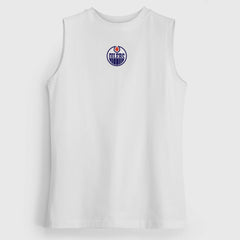 Edmonton Oilers - lululemon Women's All Yours Organic Cotton Tank Top White