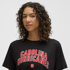 Carolina Hurricanes - lululemon Women's All Yours Organic Cotton T-Shirt Black