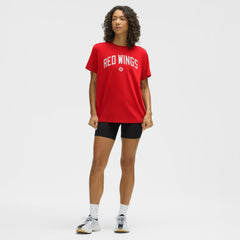 Detroit Red Wings - lululemon Women's All Yours Organic Cotton T-Shirt True Red