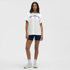 New York Islanders - lululemon Women's All Yours Organic Cotton T-Shirt White