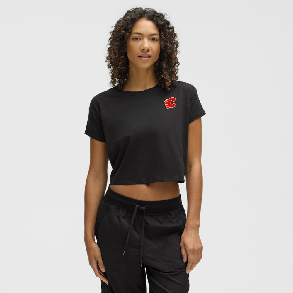 Calgary Flames - lululemon Women's Cates T-Shirt Black