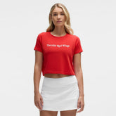 Detroit Red Wings - lululemon Women's Cates T-Shirt True Red