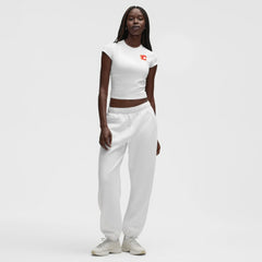 Calgary Flames - lululemon Women's Baby T-Shirt White