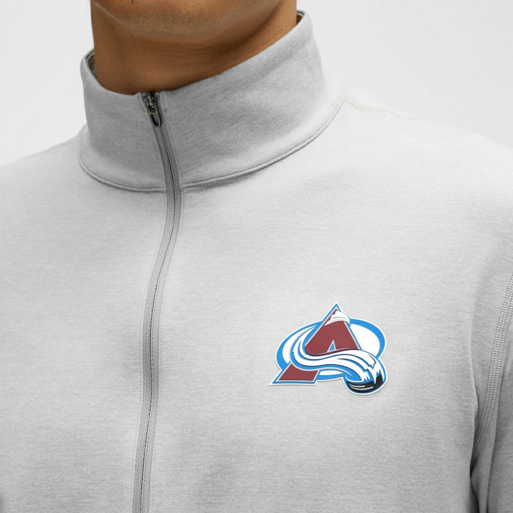 Colorado Avalanche lululemon Soft Jersey Half-Zip Pullover - Heather Gray | NHL Jerseys