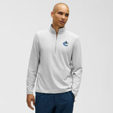 Vancouver Canucks - lululemon Soft Jersey Half-Zip Pullover Heather Gray