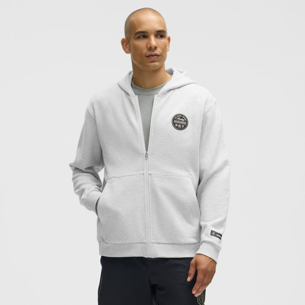 Vegas Golden Knights lululemon Steady State Full-Zip Hoodie Heathered Core Ultra Light Grey