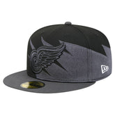 Detroit Red Wings - New Era Spikes 59FIFTY Fitted Hat Black