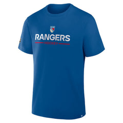 New York Rangers Fanatics Centennial T-Shirt Blue