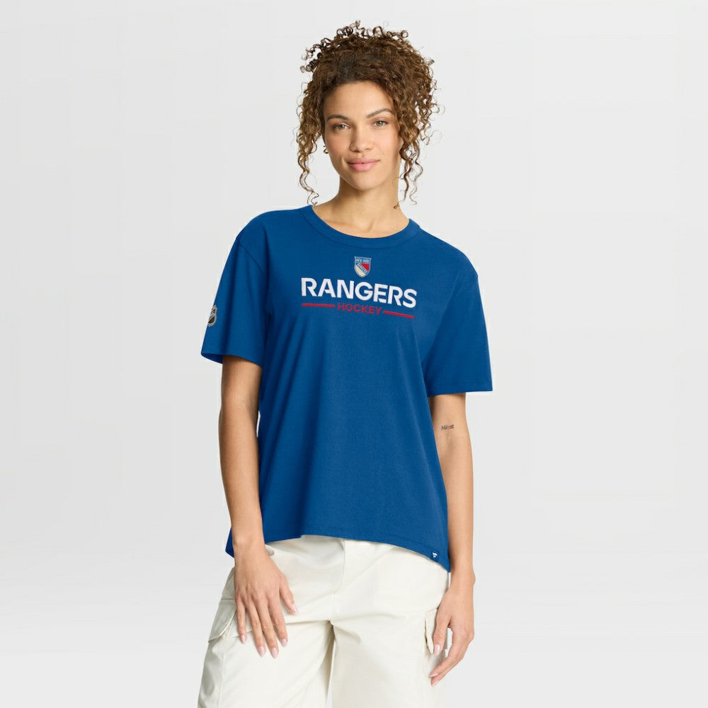 New York Rangers Fanatics Women's Centennial T-Shirt Blue