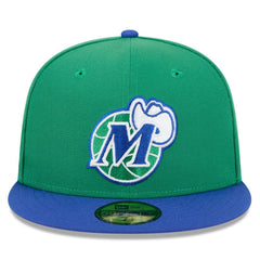New Era - Dallas Mavericks 2025/26 Classic Edition Jersey Hook 59FIFTY Fitted Hat - Green/Blue