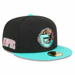 New Era - Memphis Grizzlies 2025/26 Classic Edition Jersey Hook 59FIFTY Fitted Hat - Black/Turquoise