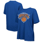 NBA - New York Knicks Majestic Threads Women's Oversized T-Shirt - Royal