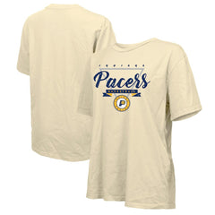 NBA - Indiana Pacers Majestic Threads Women's Oversized T-Shirt - Cream