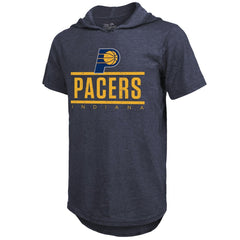 NBA - Indiana Pacers Majestic Threads Tri-Blend Hoodie T-Shirt - Navy