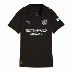 Puma Manchester City Women's 2025/26 Away Replica Jerseys - Black