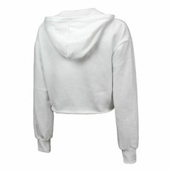NBA - Indiana Pacers Majestic Threads Women's Tri-Blend Cropped Pullover Hoodie - White