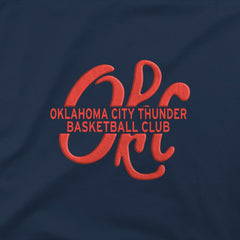 NBA - Oklahoma City Thunder Stadium Essentials Unisex Thunder Up Urban T-Shirt - Navy