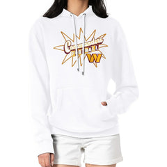 Washington Commanders Starter Women's Drive-In Sign Pullover Hoodie White - NFL