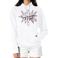 Denver Broncos Starter Women's Drive-In Sign Pullover Hoodie White - NFL