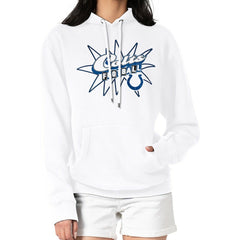 Indianapolis Colts Starter Women's Drive-In Sign Pullover Hoodie White - NFL