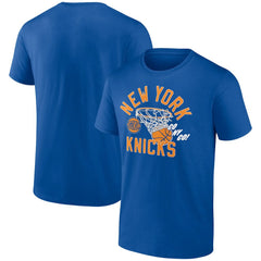 NBA - New York Knicks Swishing Hoop T-Shirt - Blue