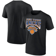 NBA - New York Knicks Block Front T-Shirt - Black