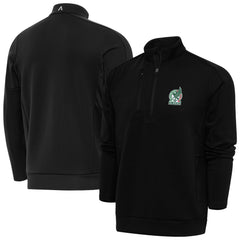 Mexico National Team Antigua Genesis Quarter-Zip Pullover - Black