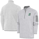 Mexico National Team Antigua Elevate Quarter-Zip Pullover - Heather Gray