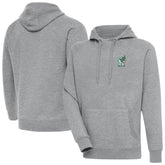 Mexico National Team Antigua Takeover Pullover Hoodie - Heather Gray