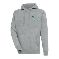 Mexico National Team Antigua Takeover Pullover Hoodie - Heather Gray