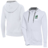 Mexico National Team Antigua Women's Takeover Full-Zip Hoodie - White