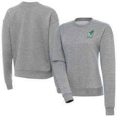 Mexico National Team Antigua Women's Takeover Pullover Sweatshirt - Heather Gray