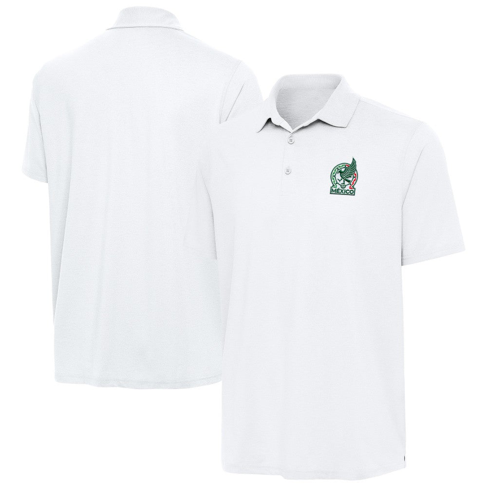 Mexico National Team Antigua Triple Shot Polo - White