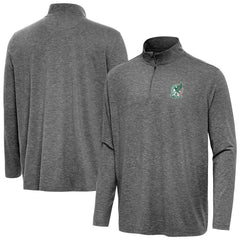 Mexico National Team Antigua Master Quarter-Zip Pullover - Heather Black