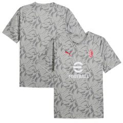 Puma AC Milan 2025/26 Pre-Match Training Jerseys - Gray