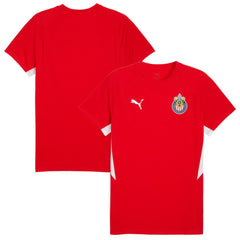 Puma Chivas 2025/26 Evostripe Raglan T-Shirts - Red