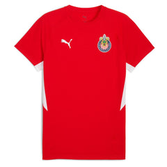 Puma Chivas 2025/26 Evostripe Raglan T-Shirts - Red