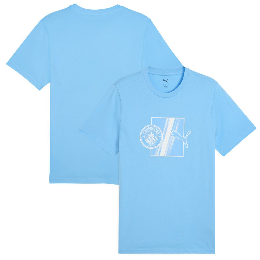 Puma Manchester City ftblCulture T-Shirts - Sky Blue