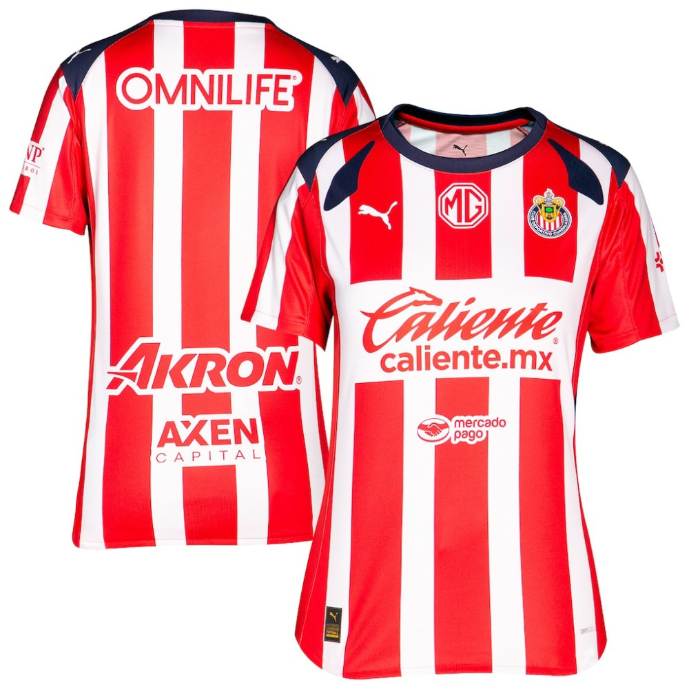 Puma Chivas Women's 2025/26 Home Replica Jerseys - Red