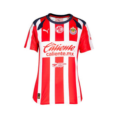 Puma Chivas Women's 2025/26 Home Replica Jerseys - Red