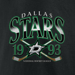 Dallas Stars - Retro Cross Sticks T-Shirt Black