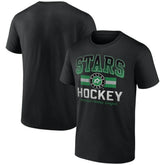 Dallas Stars - Retro Stripe T-Shirt Black