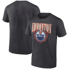 Edmonton Oilers - Retro Seal T-Shirt Charcoal