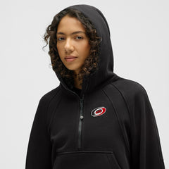 Carolina Hurricanes - lululemon Women's Scuba Oversized Half-Zip Hoodie Black