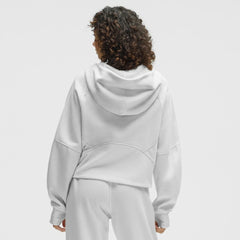 Los Angeles Kings - lululemon Women's Scuba Oversized Half-Zip Hoodie Heathered Core Ultra Light Grey