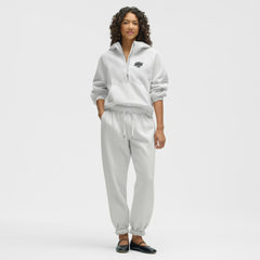 Los Angeles Kings - lululemon Women's Scuba Oversized Half-Zip Hoodie Heathered Core Ultra Light Grey