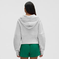 Ottawa Senators - lululemon Women's Scuba Oversized Half-Zip Hoodie Heathered Core Ultra Light Grey