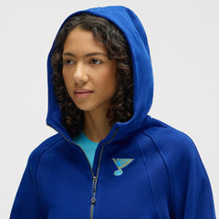 St. Louis Blues - lululemon Women's Scuba Oversized Half-Zip Hoodie College Cobalt