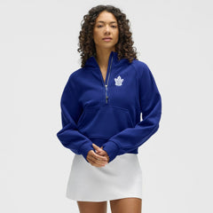 Toronto Maple Leafs - lululemon Women's Scuba Oversized Half-Zip Hoodie Larkspur